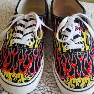 Flaming Van's shoes
